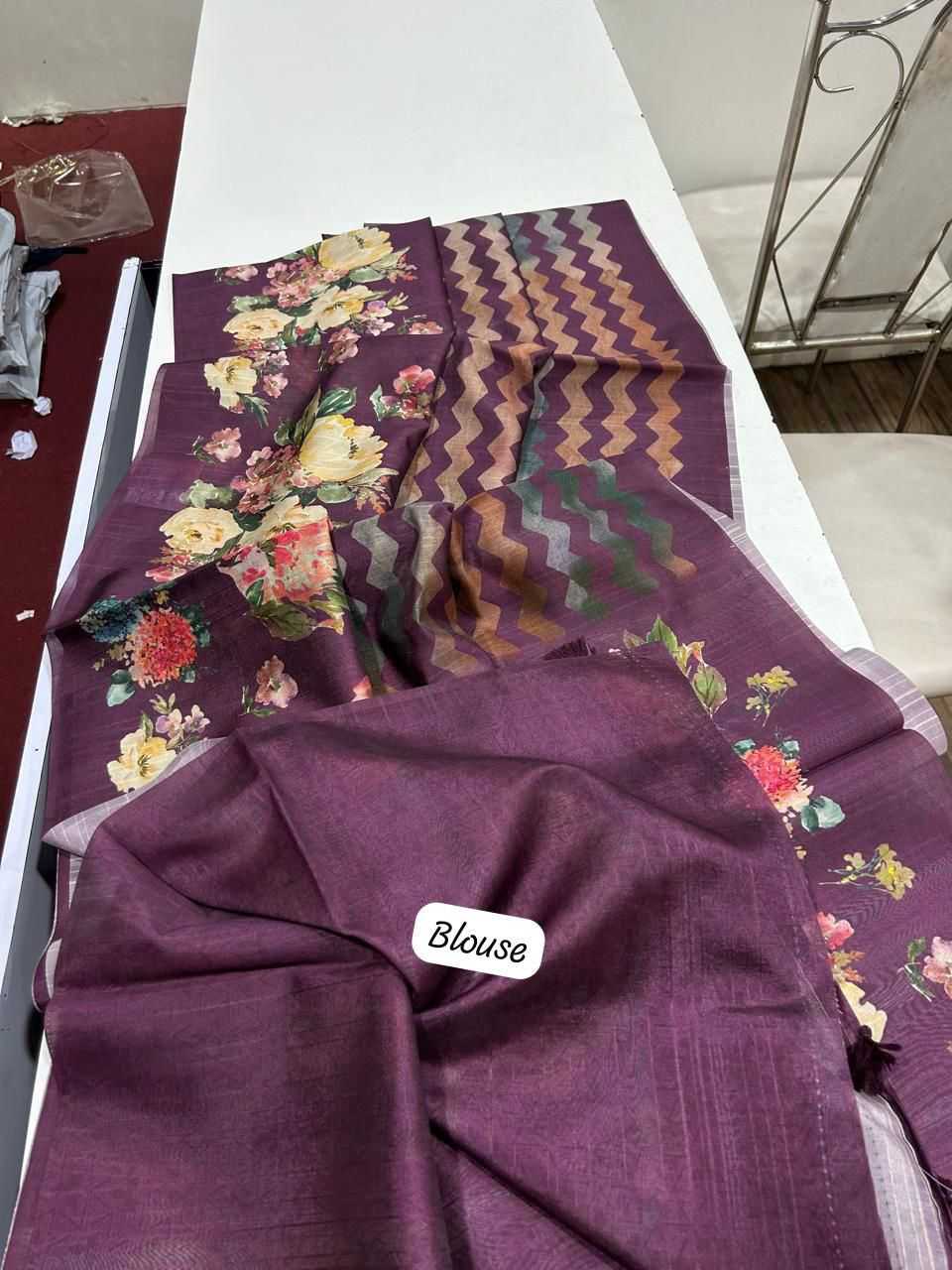 Amoli Tussar Silk Designer Saree