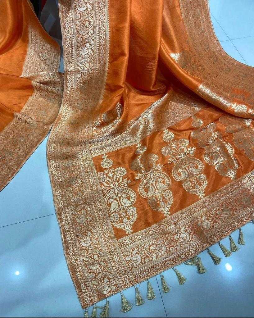 Amrita Banarasi Soft Silk Saree in Black