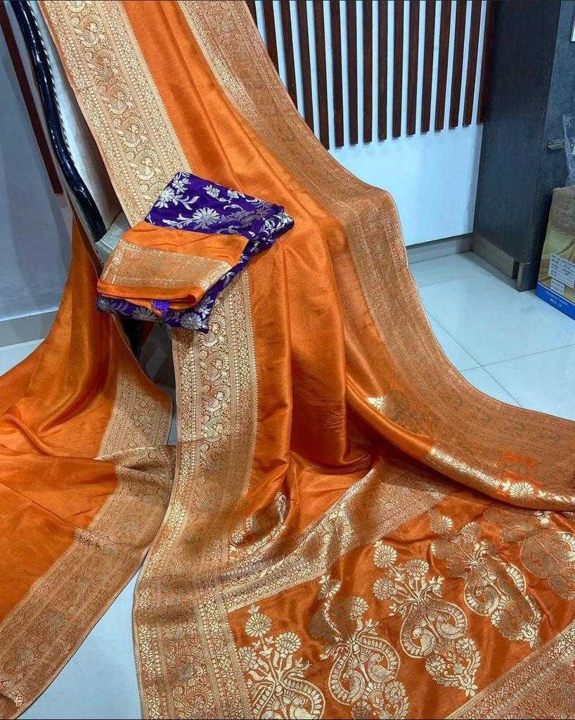 Amrita Banarasi Soft Silk Saree in Black