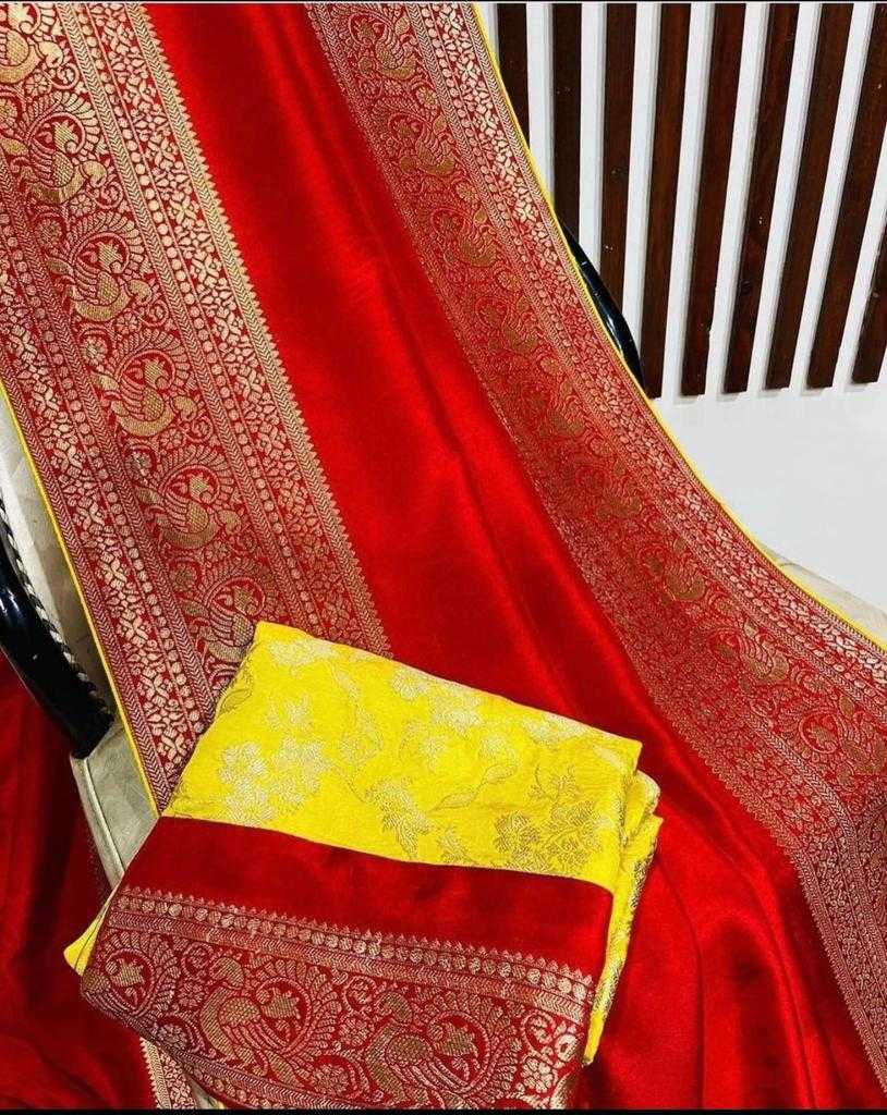 Amrita Banarasi Soft Silk Saree in Black