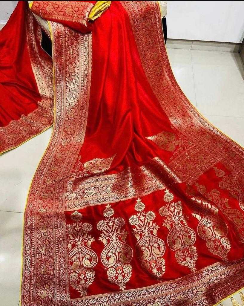 Amrita Banarasi Soft Silk Saree in Black