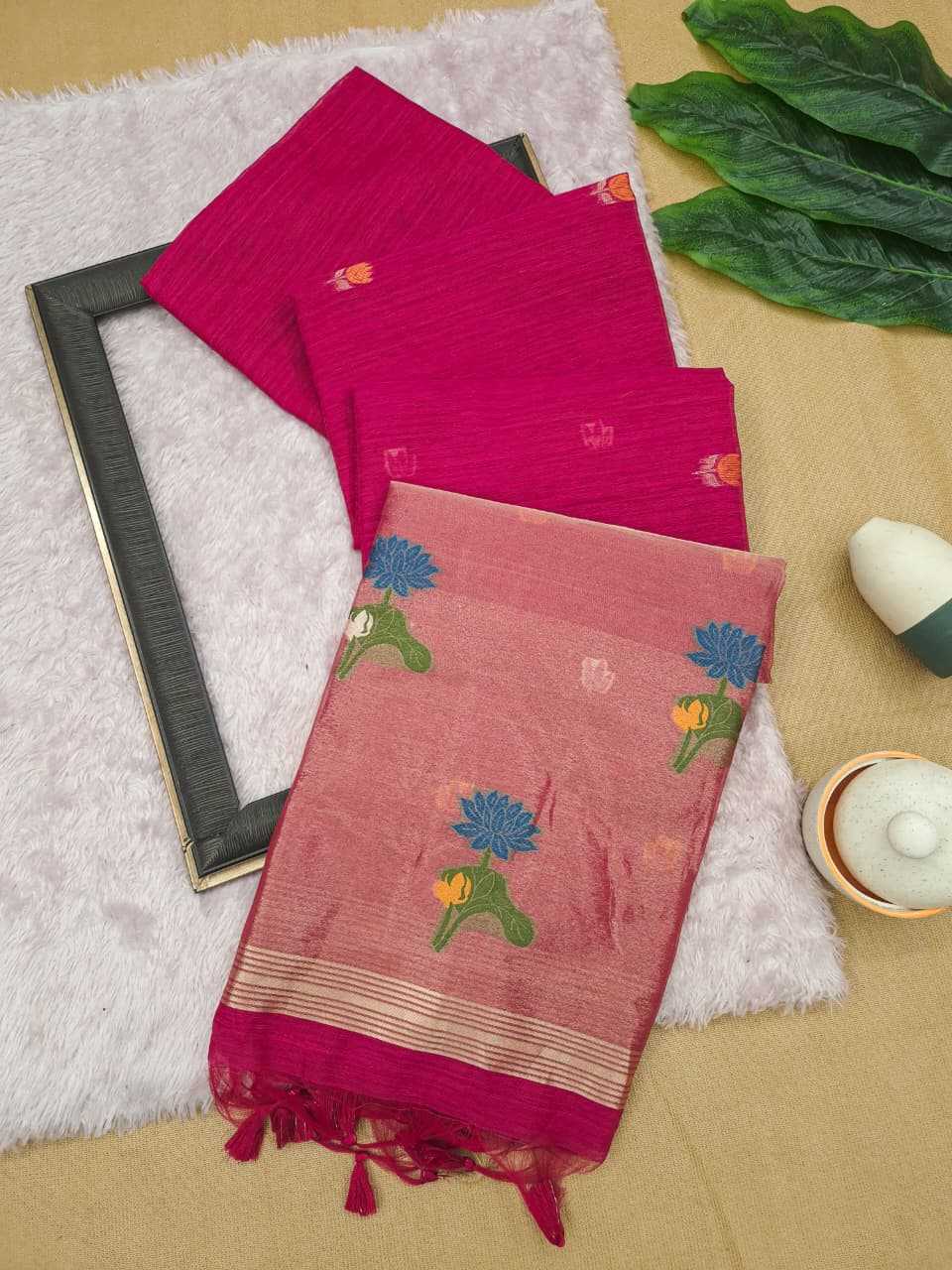 Anahita Pure Linen Designer Saree