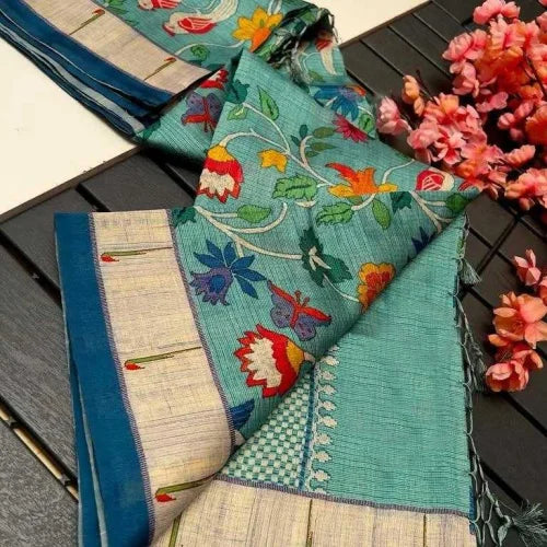 Anvi Tussar Silk Saree