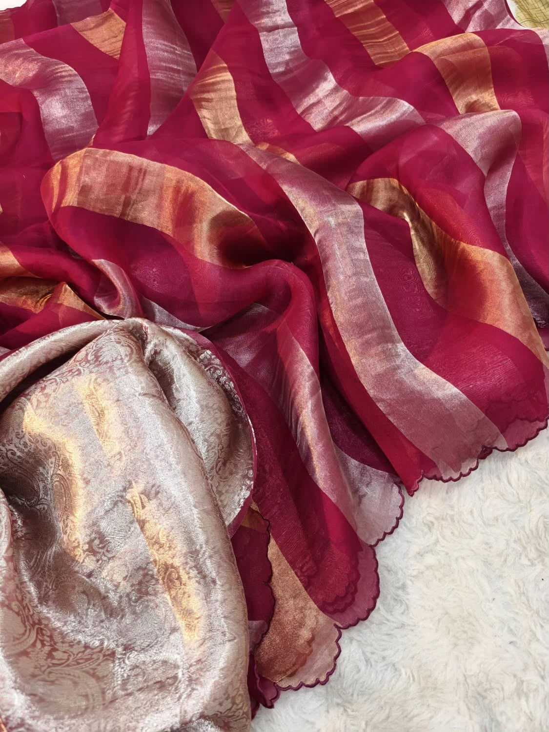 Barkha Tissue Silk Soft Saree