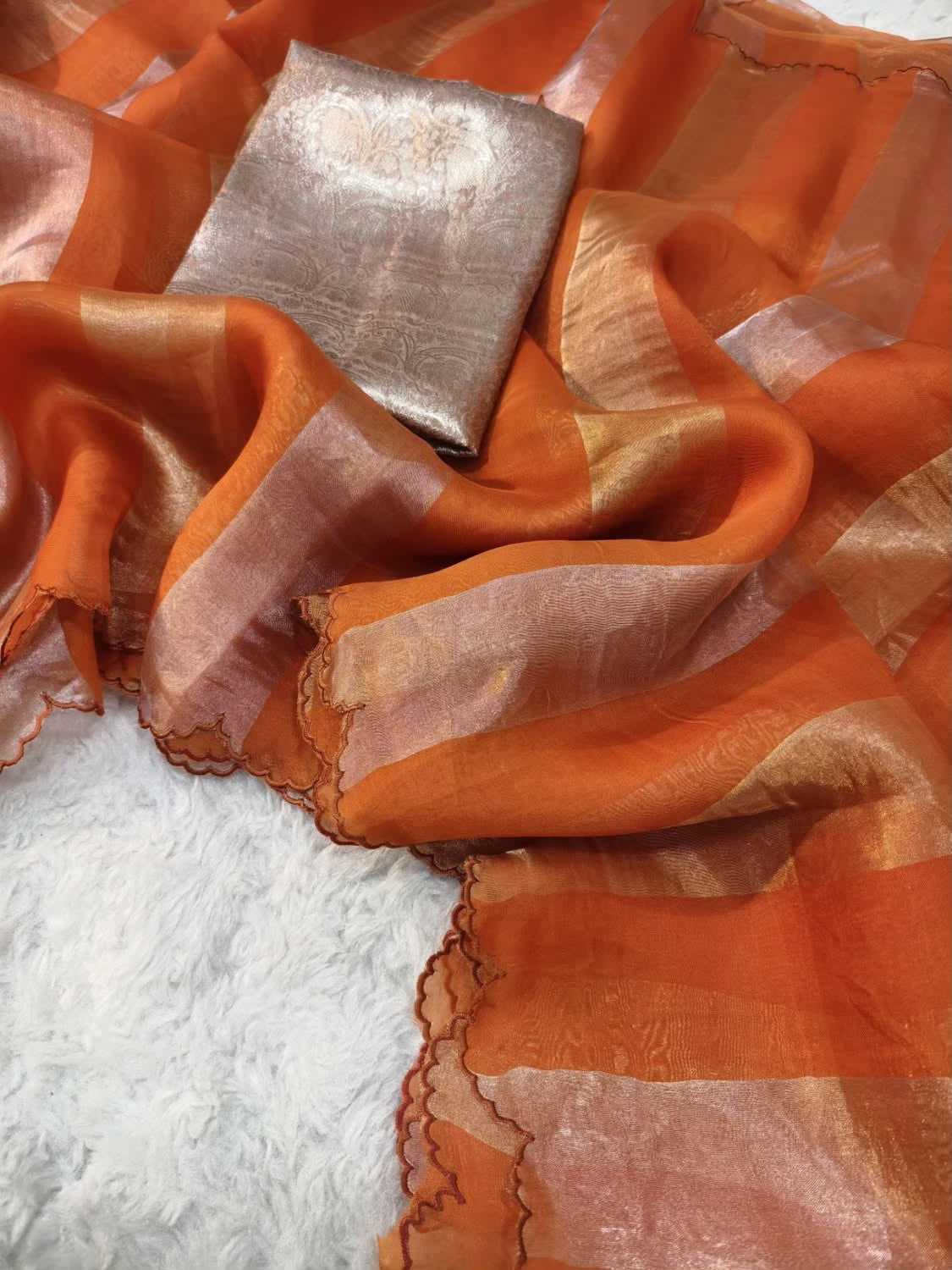 Barkha Tissue Silk Soft Saree