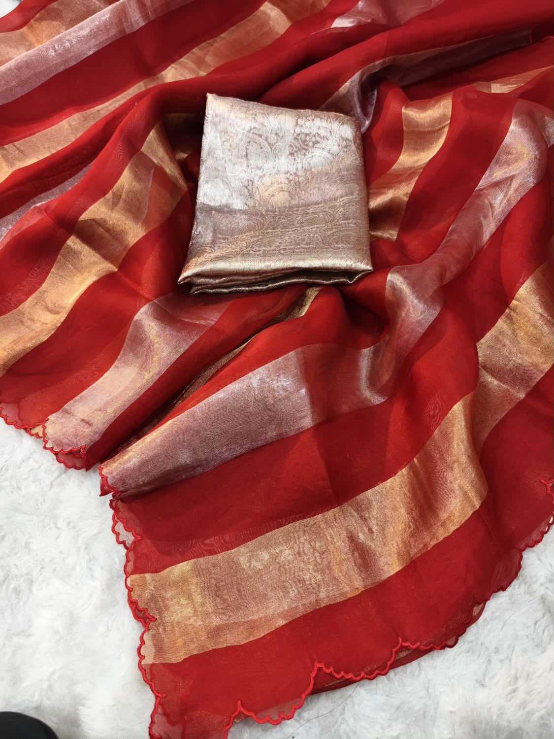 Barkha Tissue Silk Soft Saree