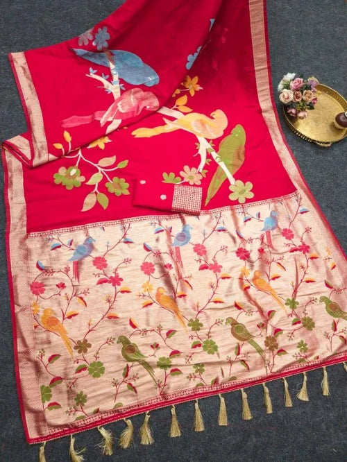 Brinda Crepe Silk Saree