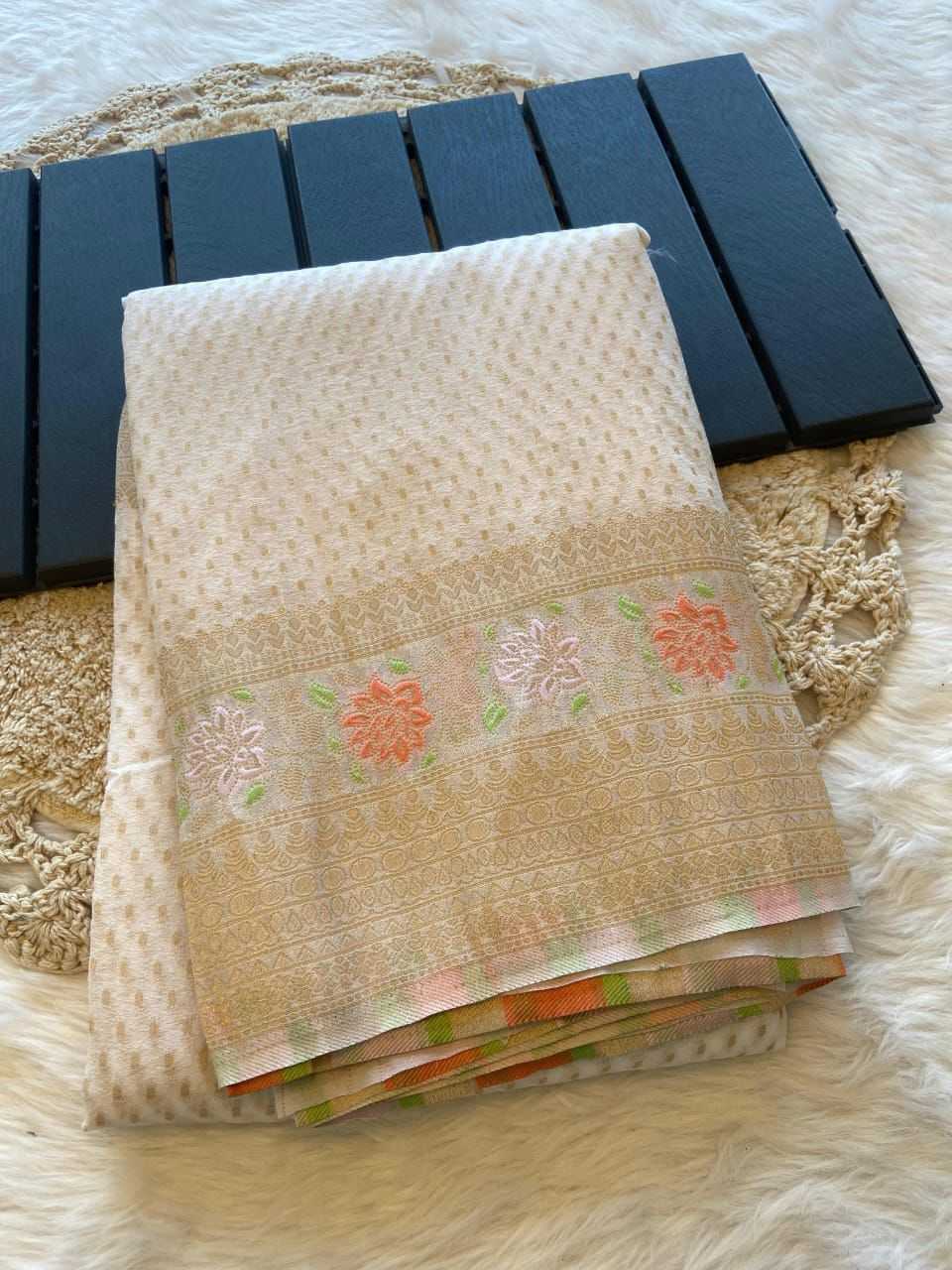 Crepe Butta Saree