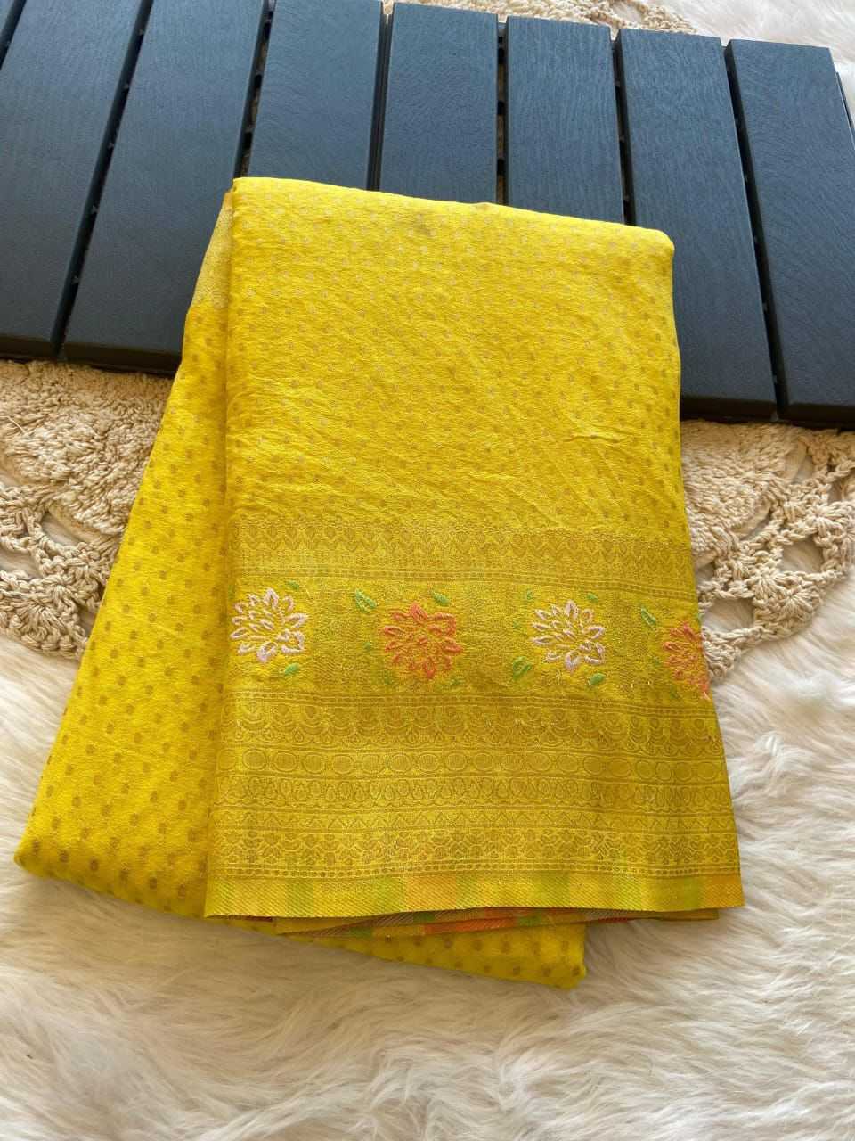 Crepe Butta Saree