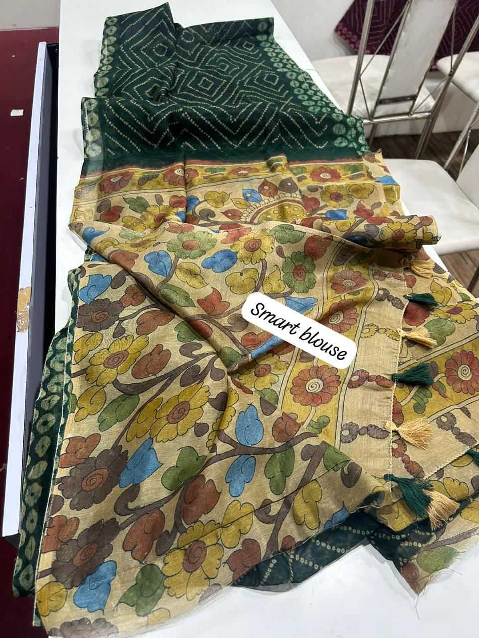 Linen Fancy Saree