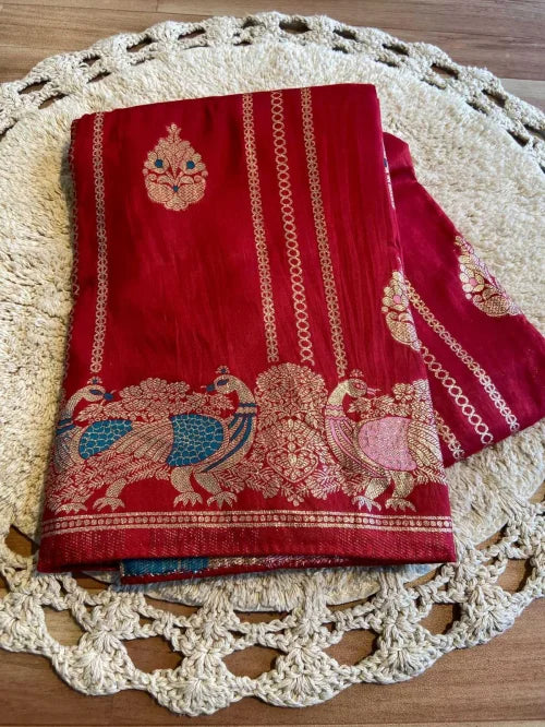Hansika Russian Silk Soft Saree
