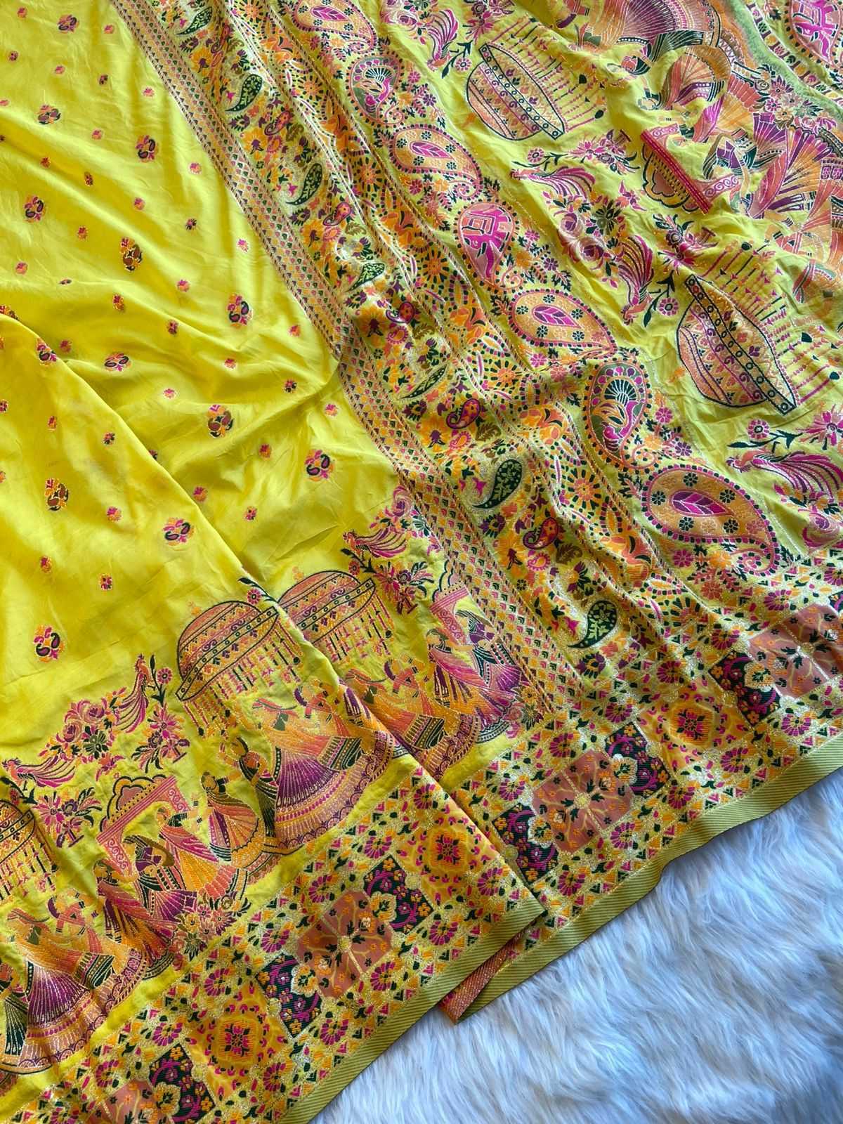 Harini Pure Pashmina Designer Silk Saree