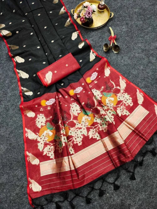 Hrida Khadi Silk Saree