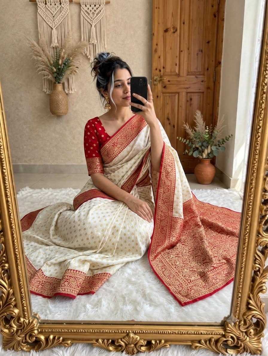Ishani Khadi Silk Saree