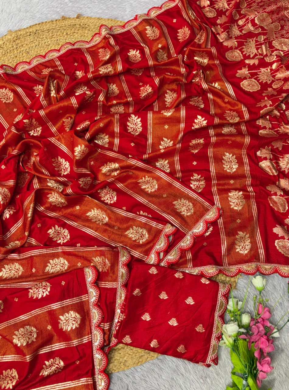 Kajal Russian Silk Soft Saree