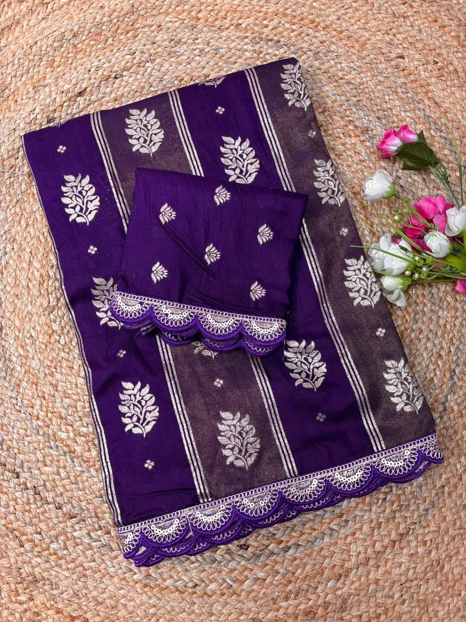 Kajal Russian Silk Soft Saree