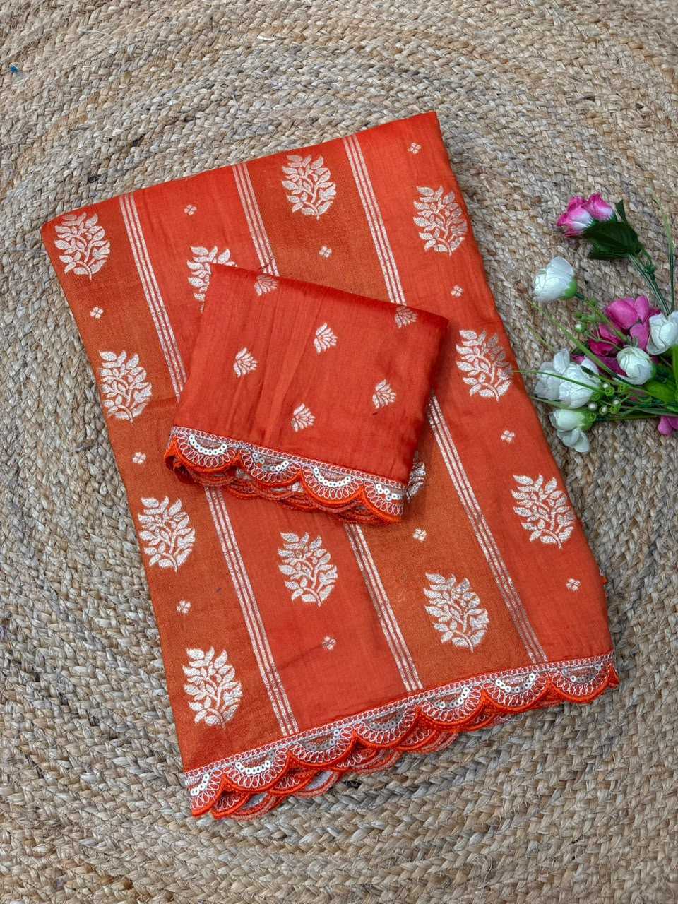 Kajal Russian Silk Soft Saree