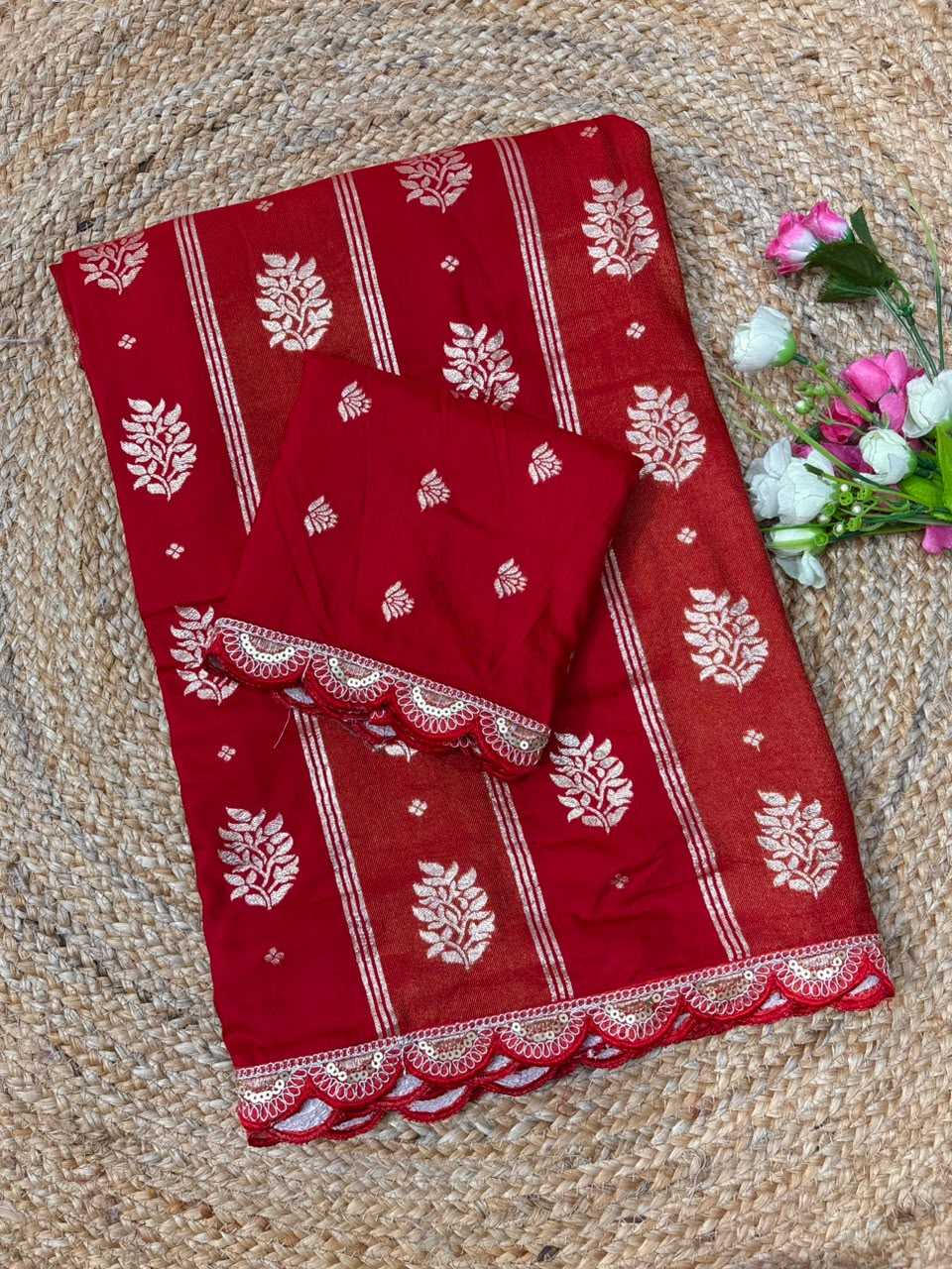 Kajal Russian Silk Soft Saree