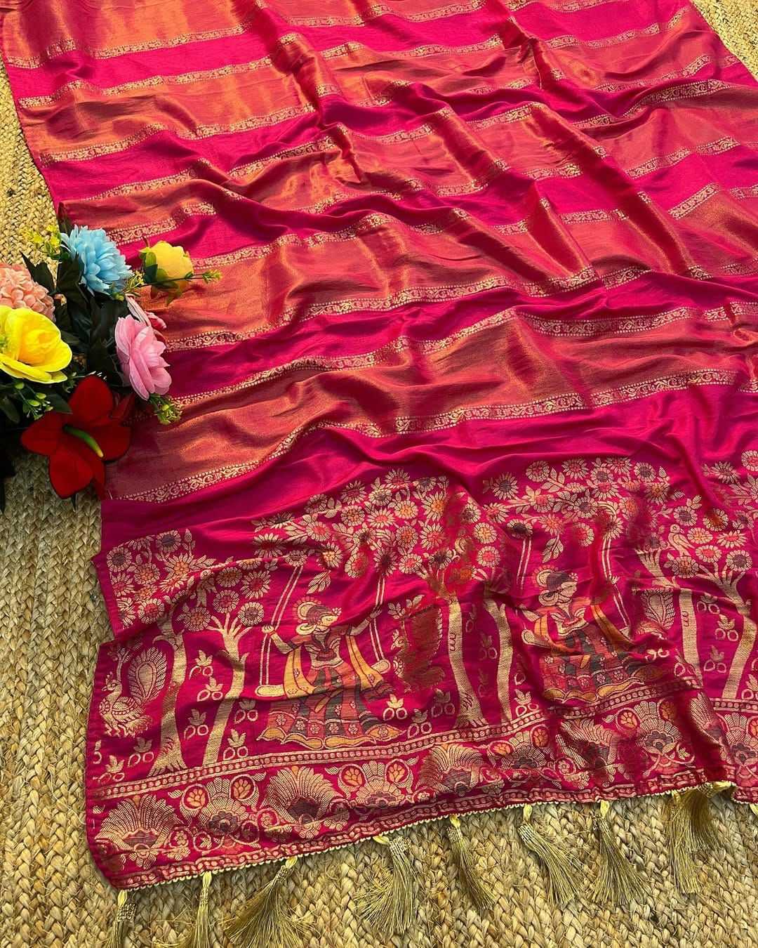 Kalpna Zari Silk Designer Saree