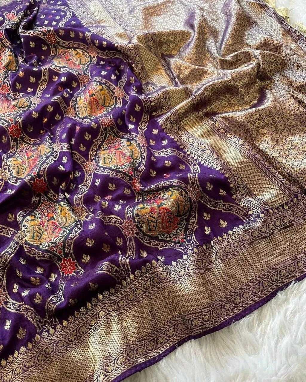 Russian Silk Designer Saree