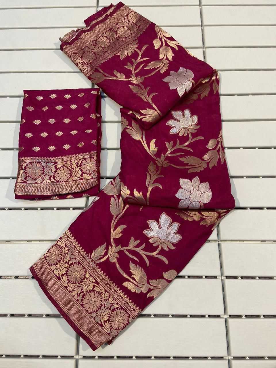Georgette Fancy Saree