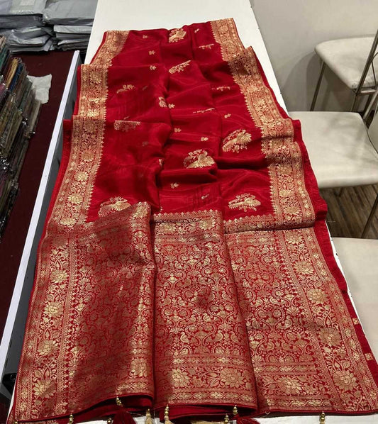 Kiara Russian Silk Soft Saree
