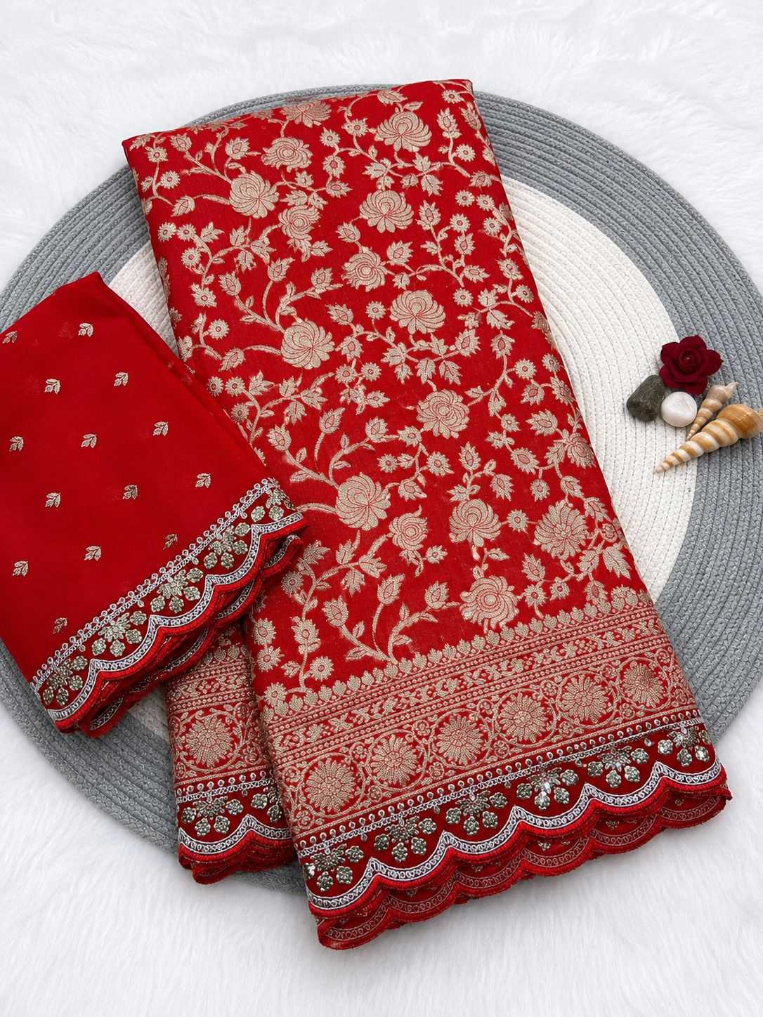 Krisha Crepe Silk Printed Saree