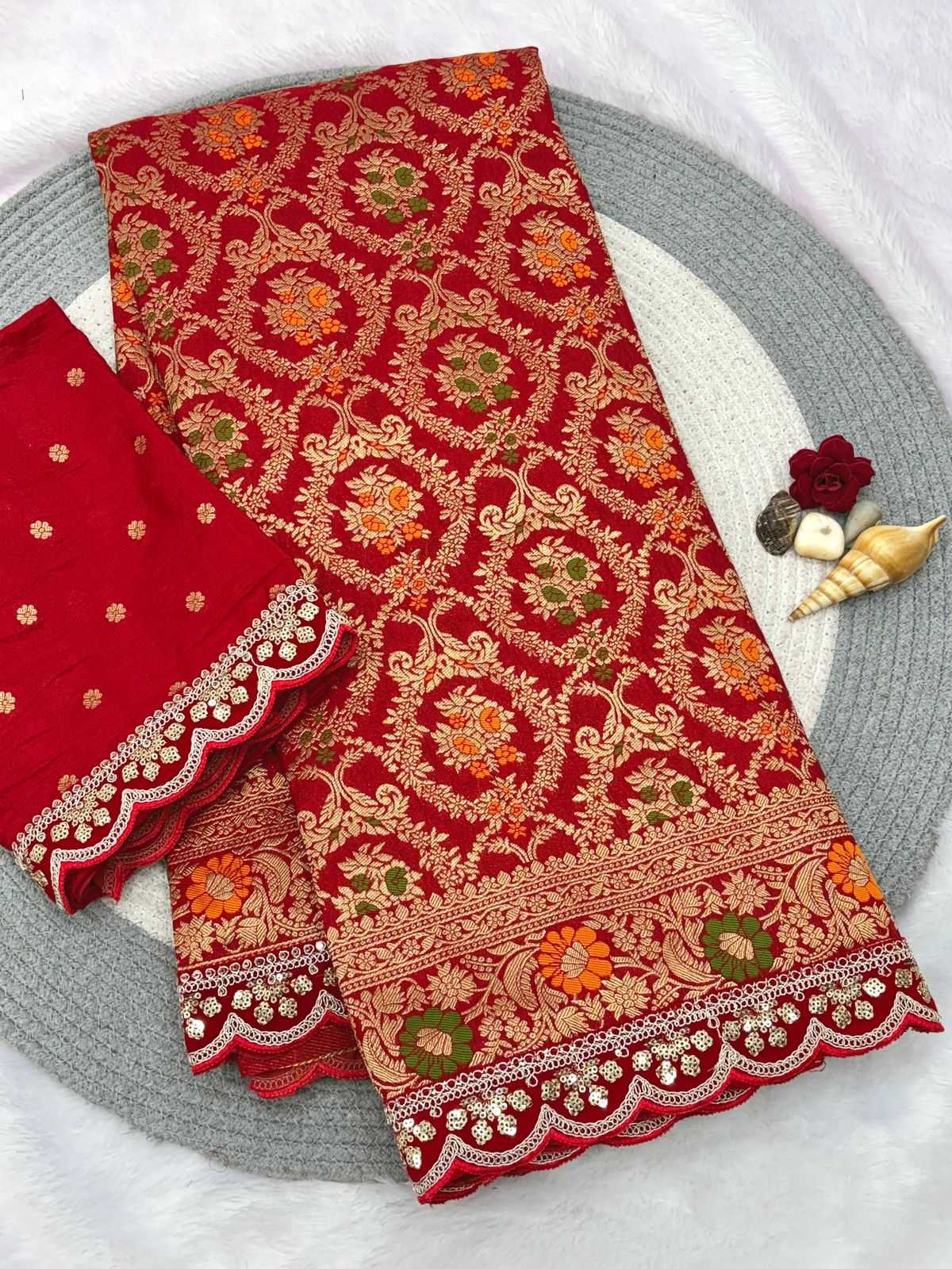 Krisha Crepe Silk Printed Saree