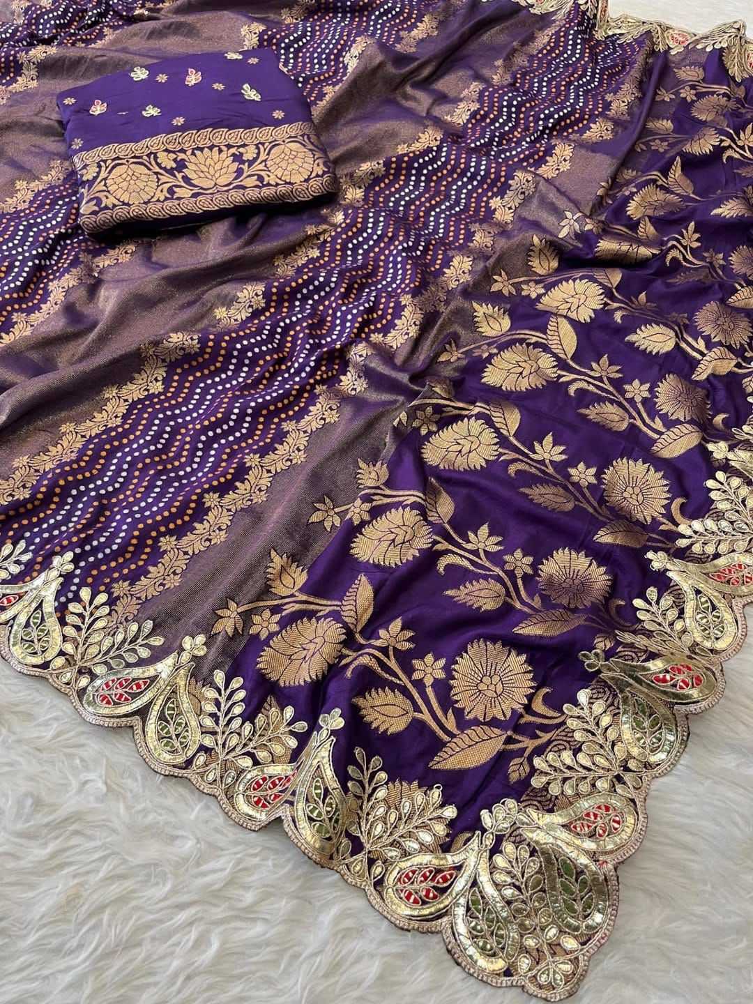 Mannat Russian Silk Soft Saree