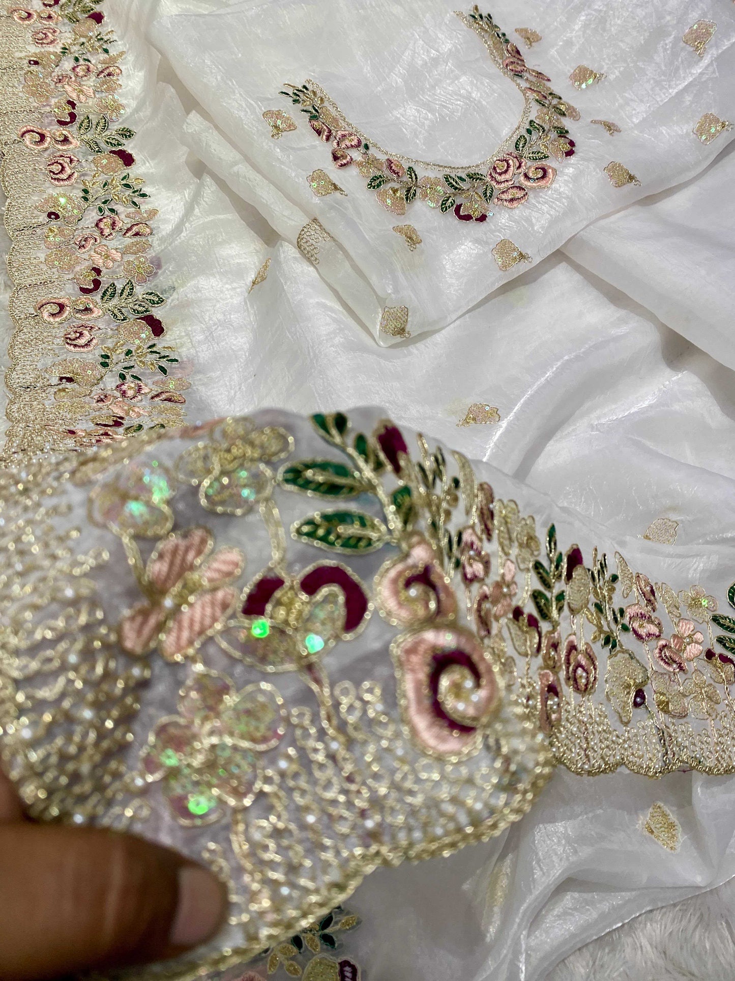 Hand Work Saree