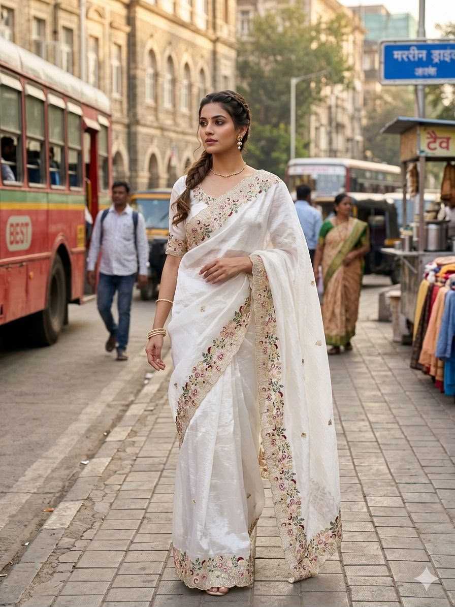 Hand Work Saree
