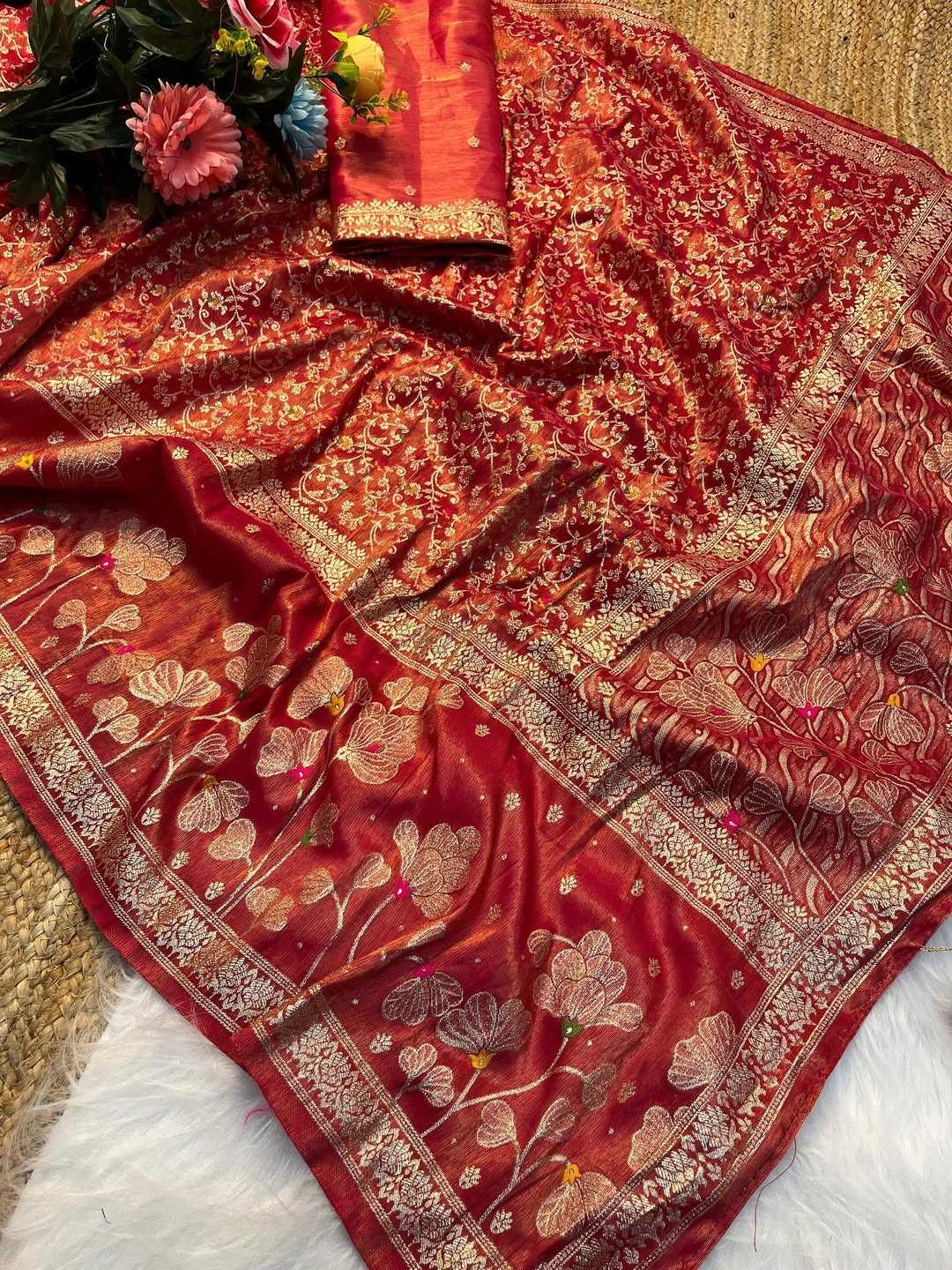 Rabina Organza Silk Fancy Saree