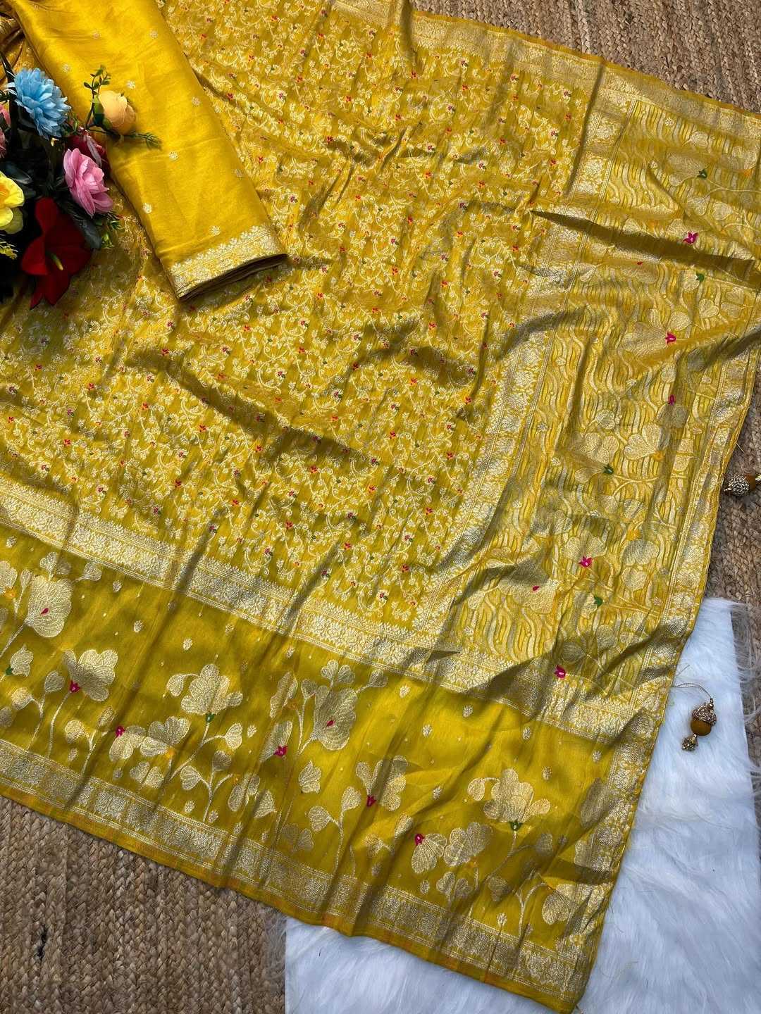Rabina Organza Silk Fancy Saree