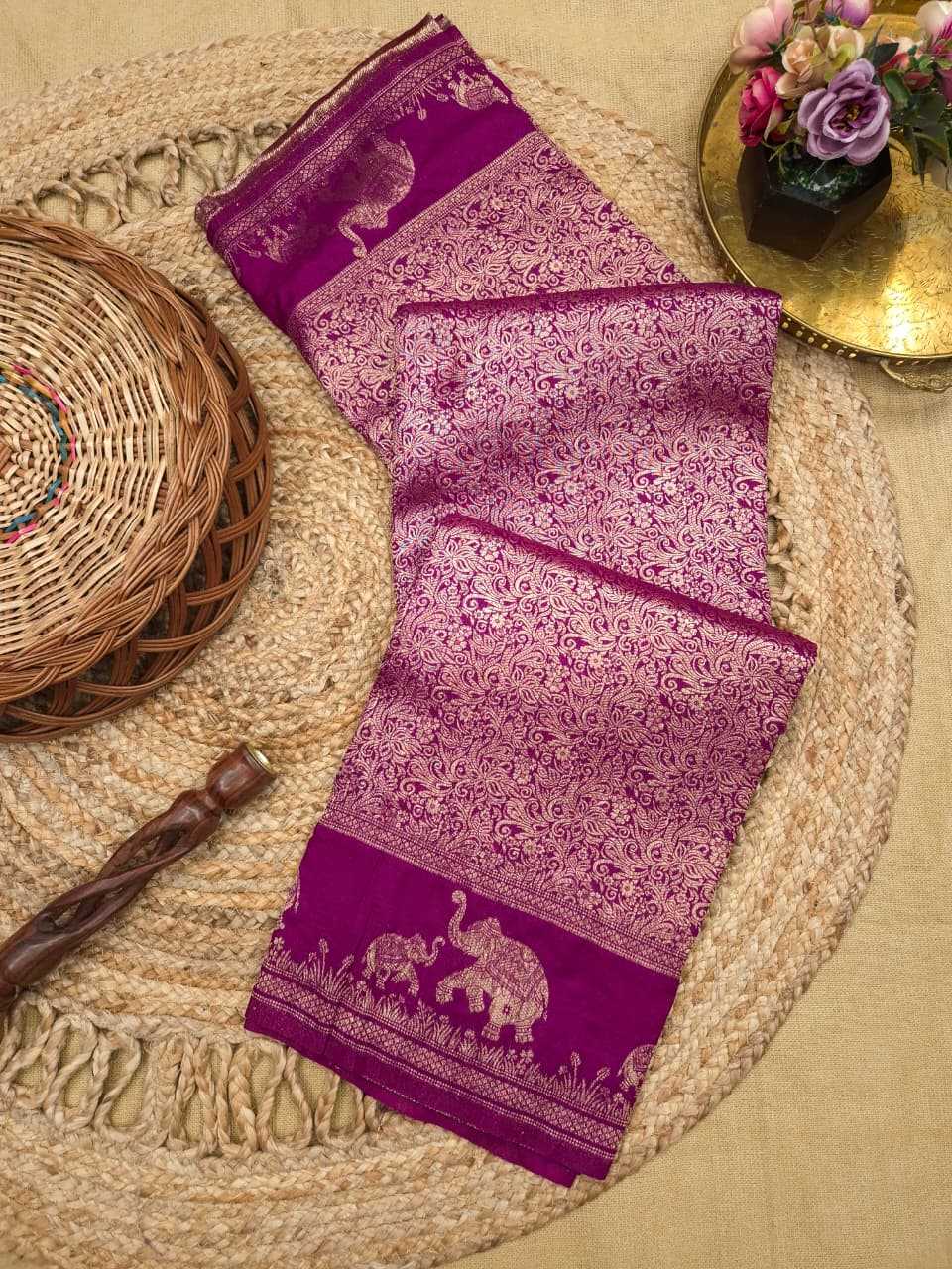 Roshni Khadi Silk Saree