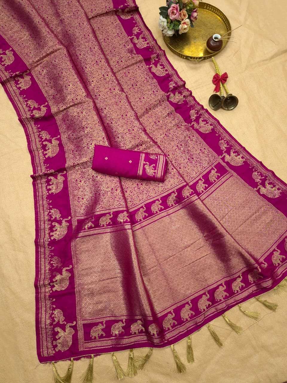 Roshni Khadi Silk Saree