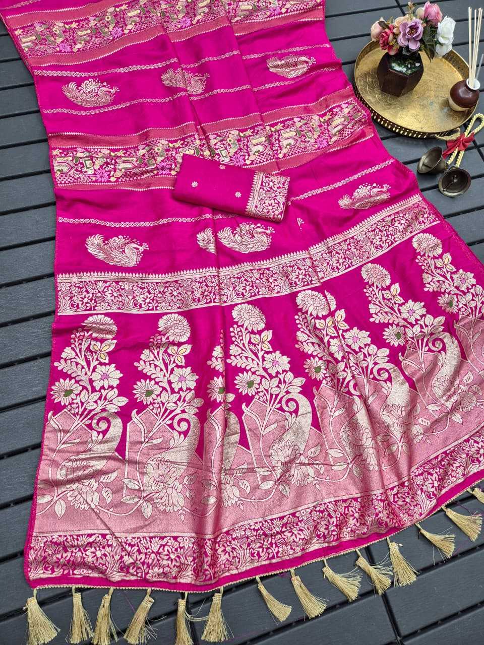 Russian Silk Designer Saree
