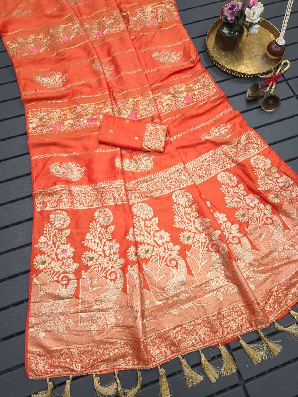 Russian Silk Designer Saree