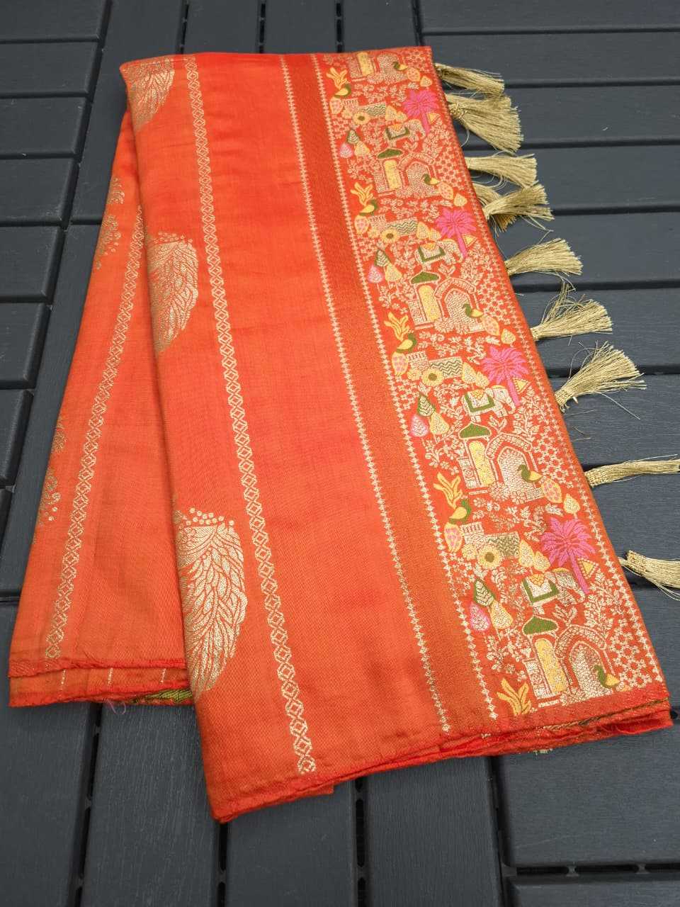 Russian Silk Designer Saree