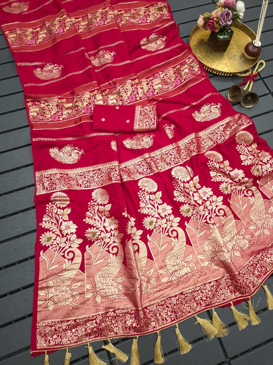 Russian Silk Designer Saree