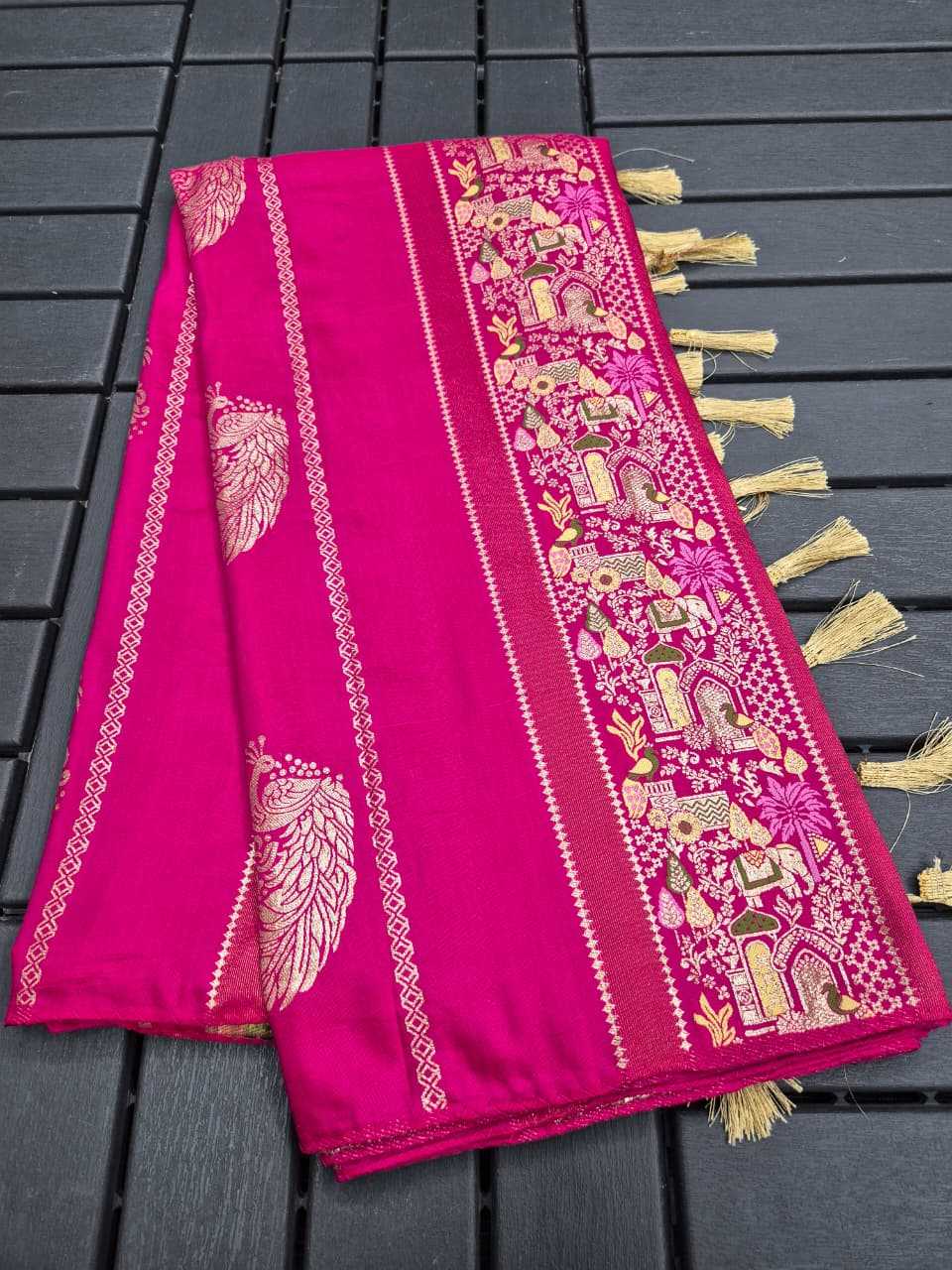 Russian Silk Designer Saree