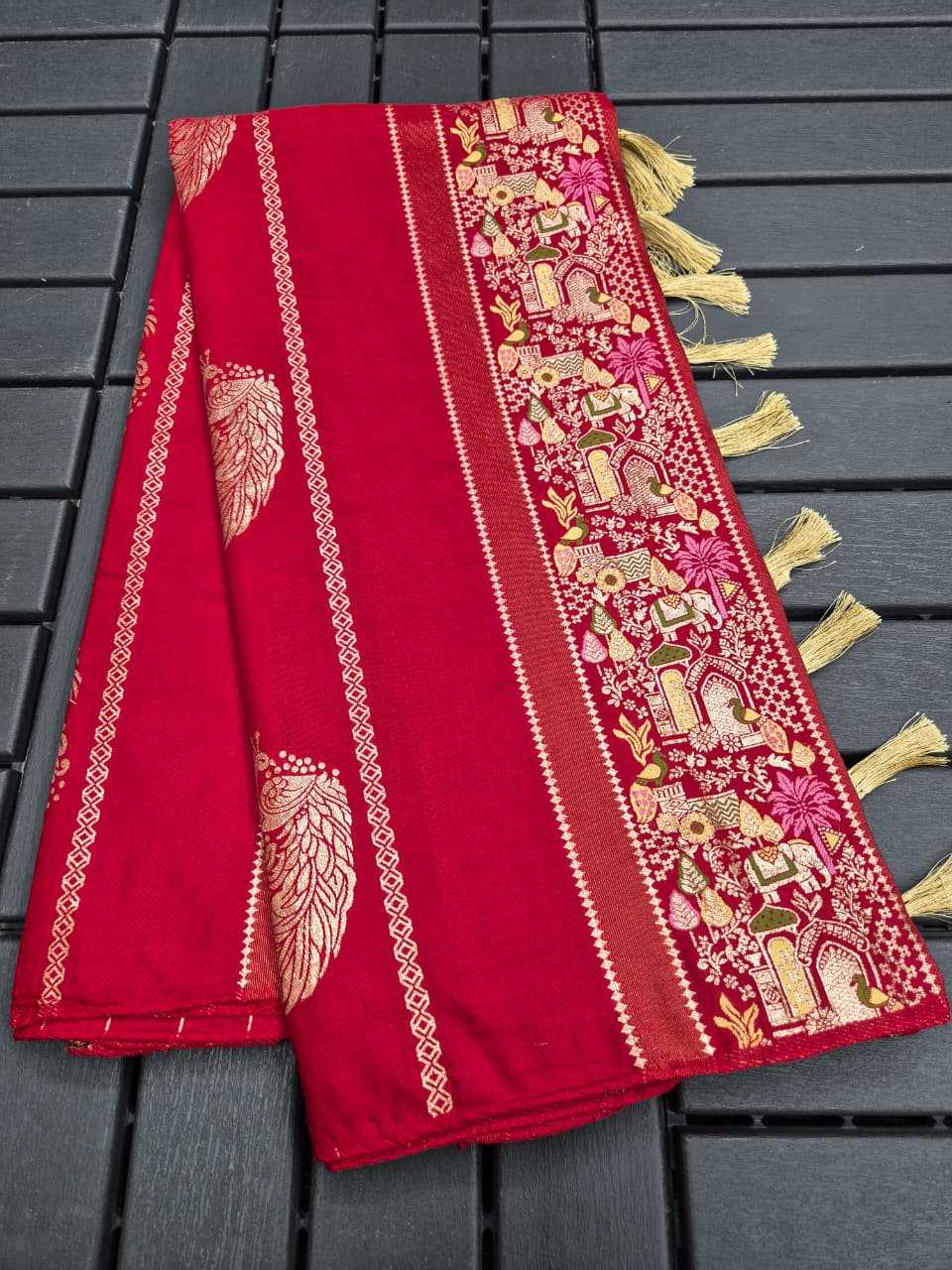 Russian Silk Designer Saree