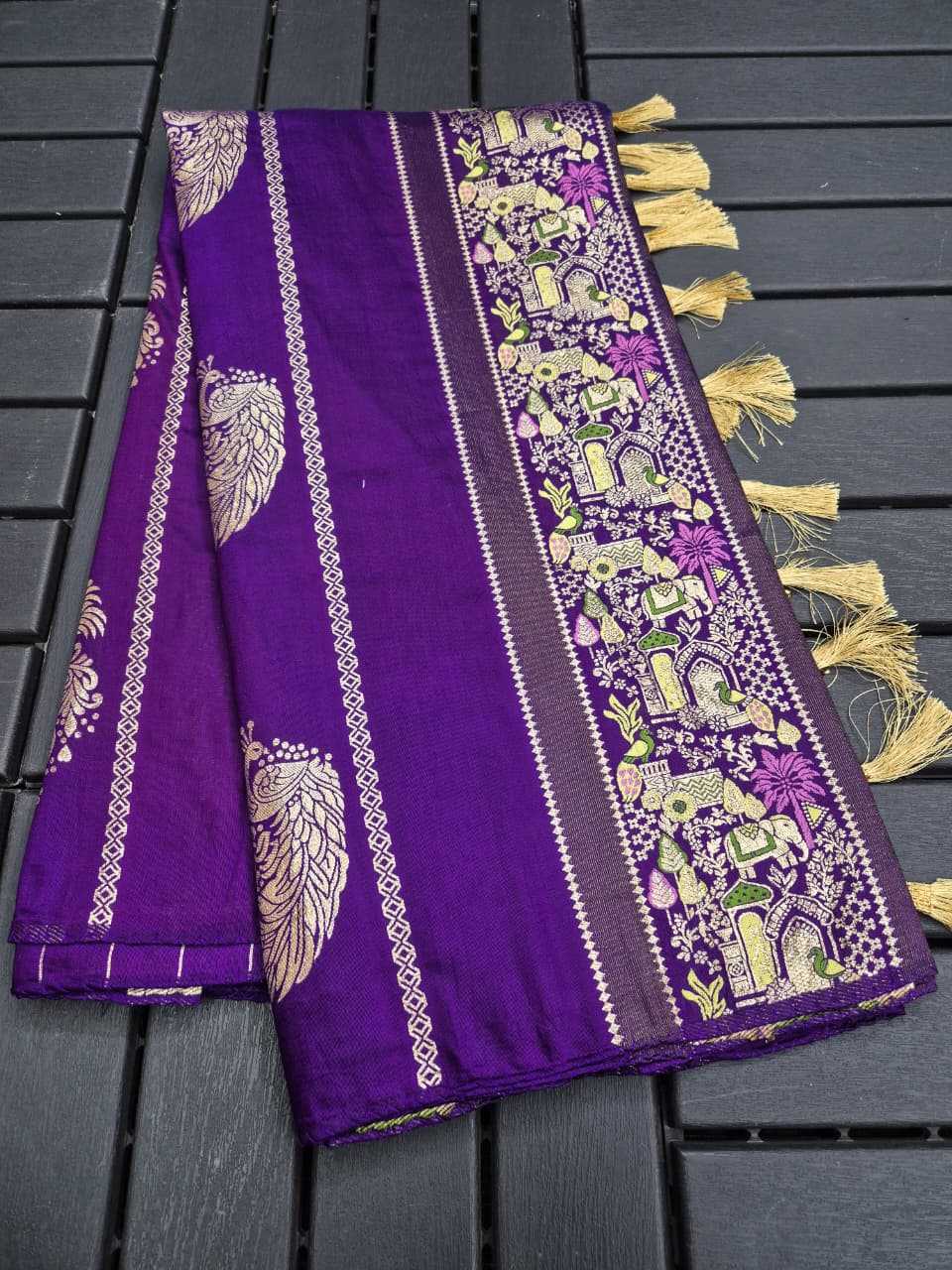 Russian Silk Designer Saree