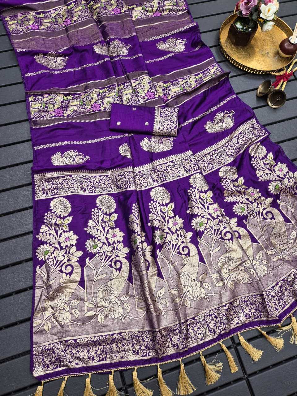 Russian Silk Designer Saree