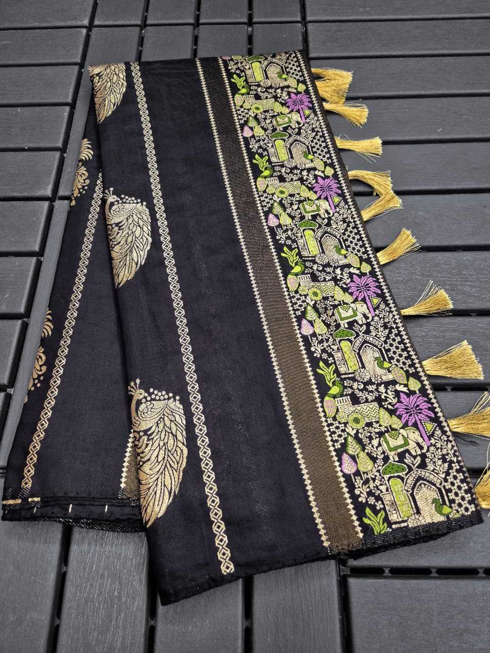 Russian Silk Designer Saree