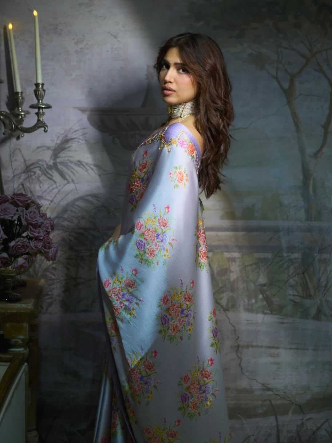 Crape Satin Saree