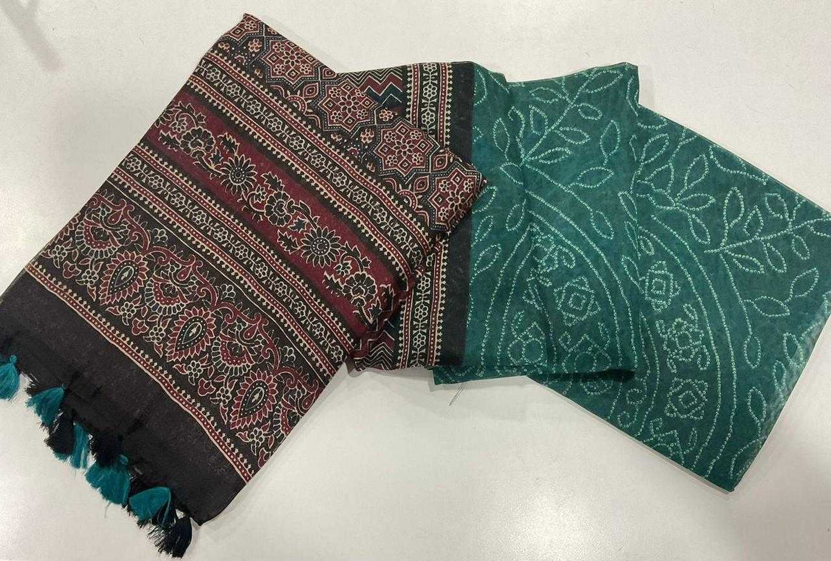 Linen Designer Saree