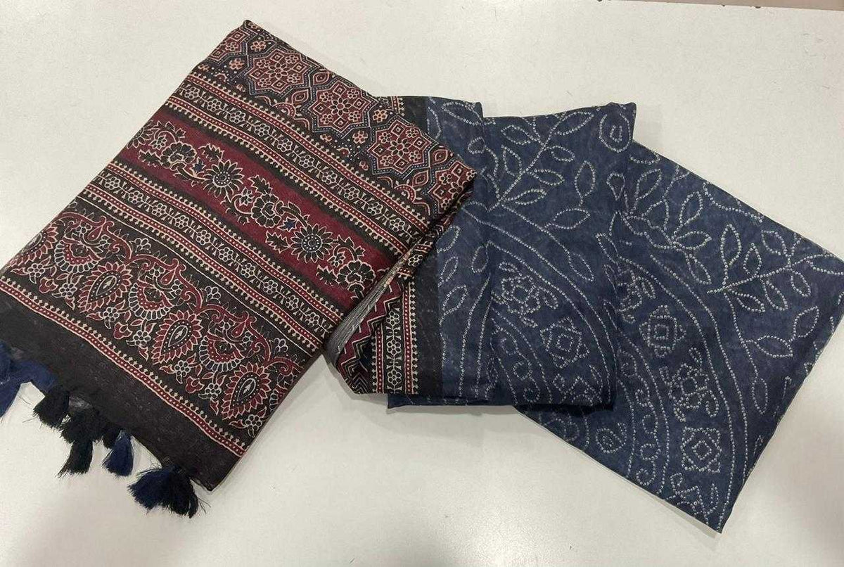 Linen Designer Saree