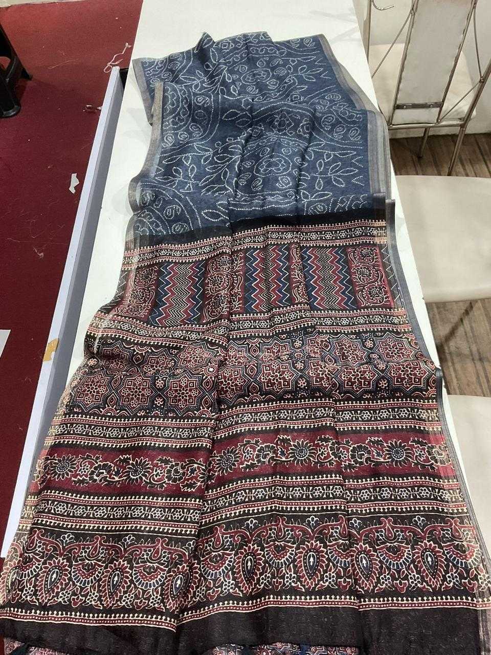 Linen Designer Saree