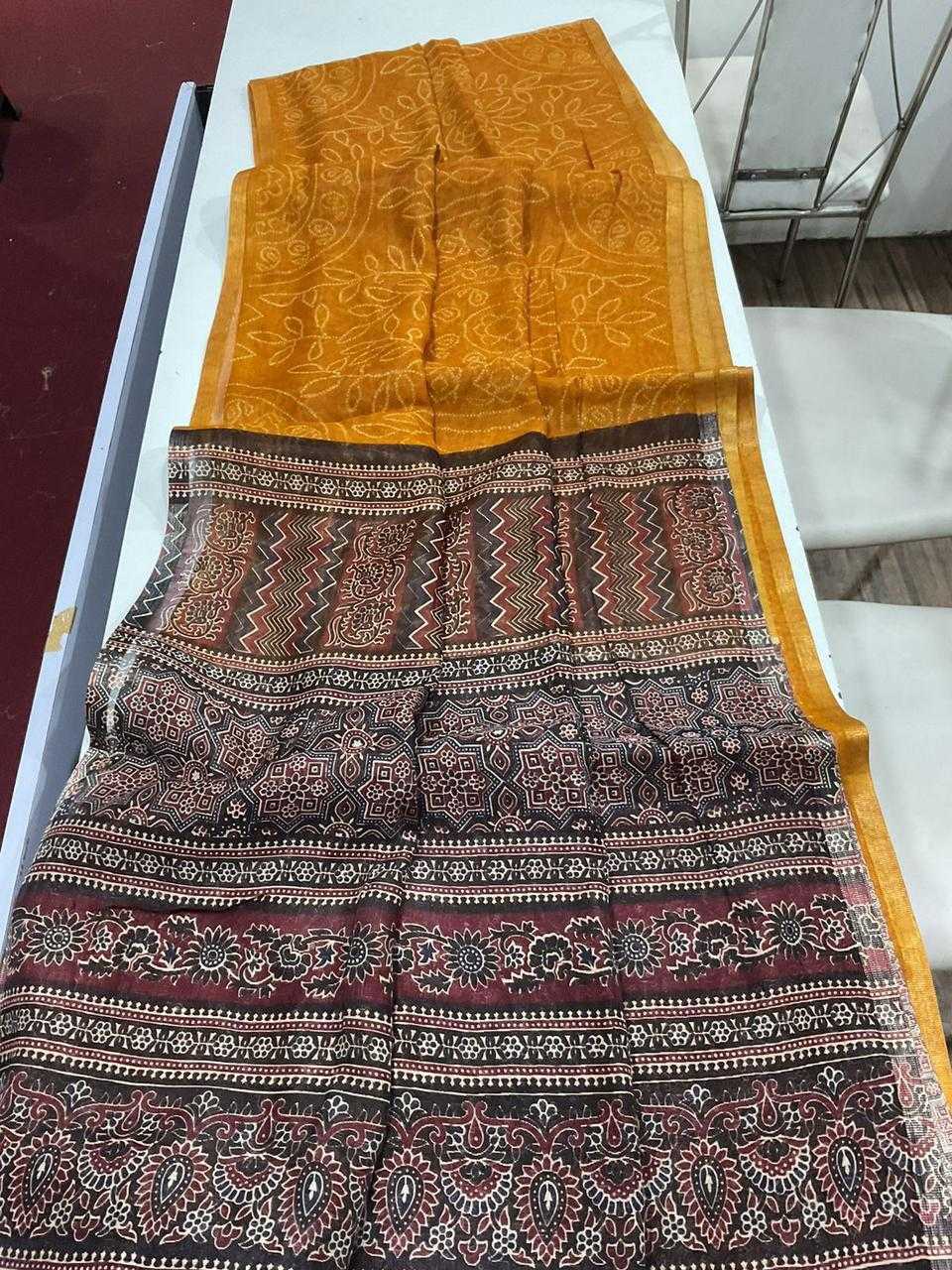 Linen Designer Saree