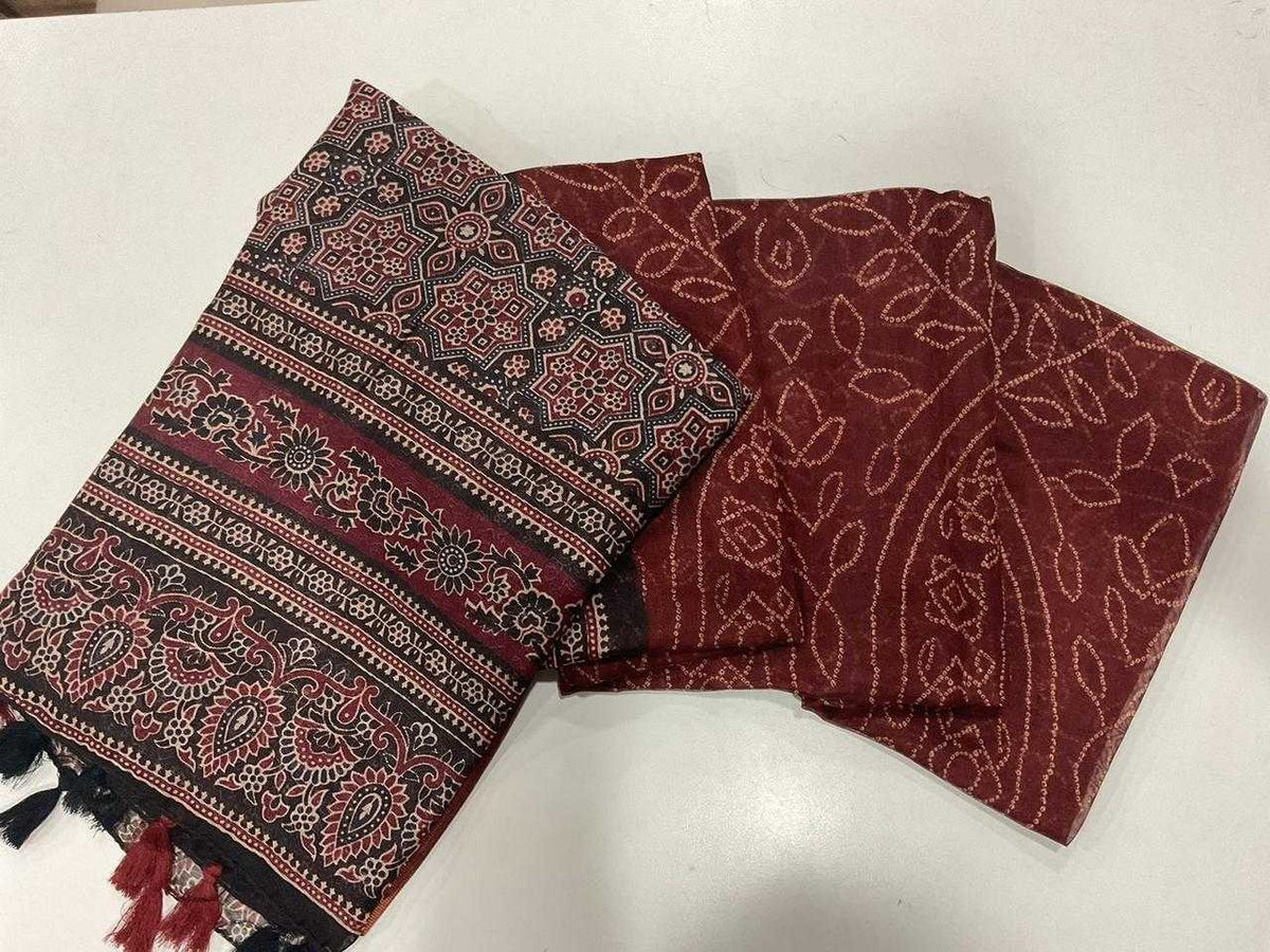 Linen Designer Saree
